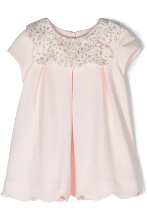 PATACHOU Robe fleurie à manches courtes