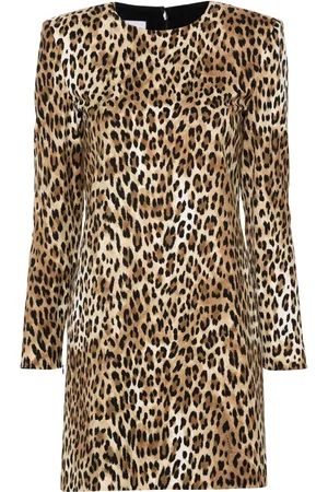 Moschino Robe courte à imprimé léopard