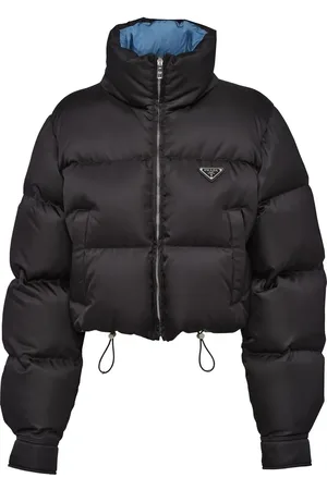 Prada Doudoune Re-Nylon crop