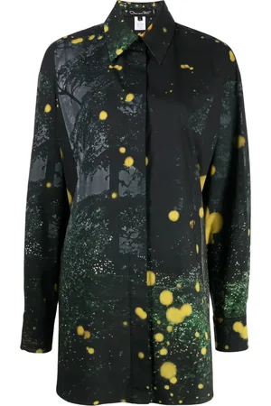 Oscar de la Renta Chemise à imprimé Firefly