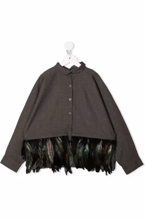 Le pandorine Chemise bordée de plumes