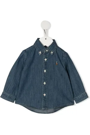 Ralph Lauren Chemise en jean à logo Polo Pony brodé