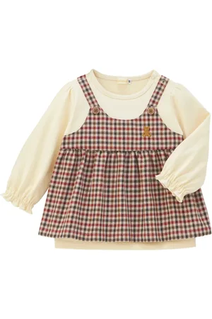 Miki House Blouse à design superposé