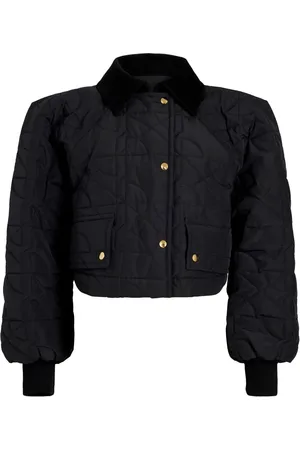 Patou Veste bomber crop à design matelassé