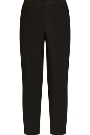 Dolce & Gabbana Pantalon de costume droit en lin