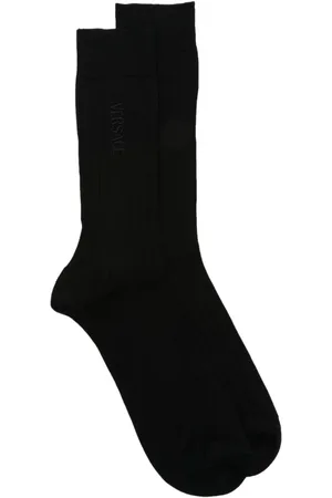 VERSACE Chaussettes à logo brodé