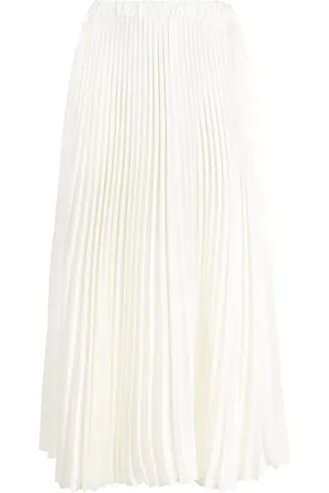 Jil Sander Jupe mi-longue à design plissé