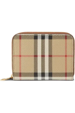Burberry Portefeuille en cuir à motif Vintage Check