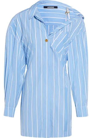 Jacquemus Robe en coton à rayures