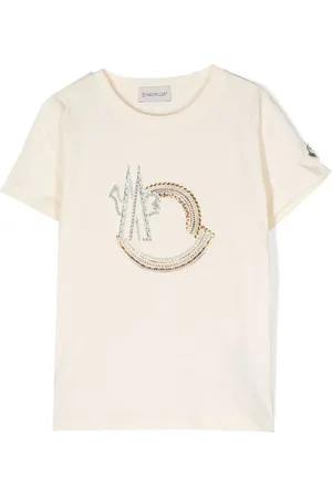 Moncler T-shirt en coton à logo imprimé