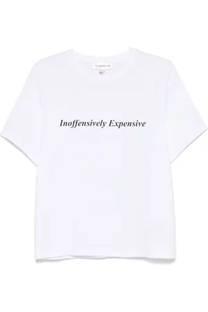 Victoria Beckham T-shirt à slogan imprimé
