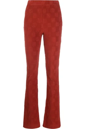 AMBUSH Pantalon de jogging évasé à motif monogrammé