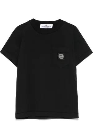 Stone Island T-shirt à patch Compass