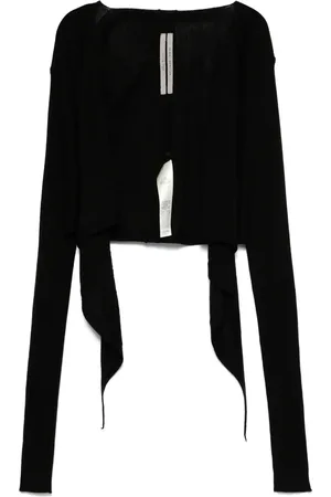 Rick Owens Cardigan crop à design portefeuille