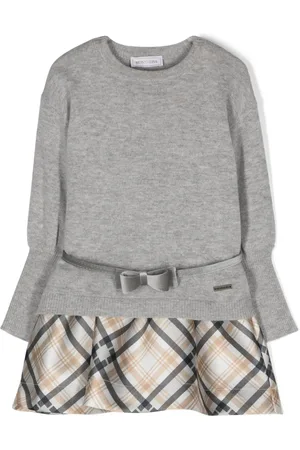 MONNALISA Robe sans manches à motif tartan