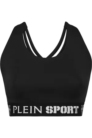 Philipp Plein Brassière de sport à bande logo