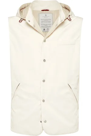 Brunello Cucinelli Gilet à design imperméable