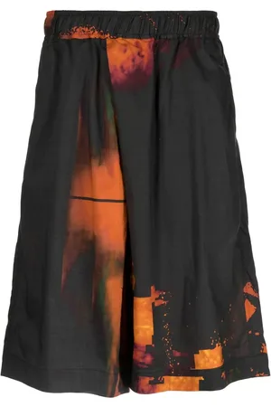 JULIUS Bermuda à imprimé tie-dye