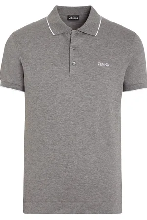 Ermenegildo Zegna Polo en coton à logo brodé