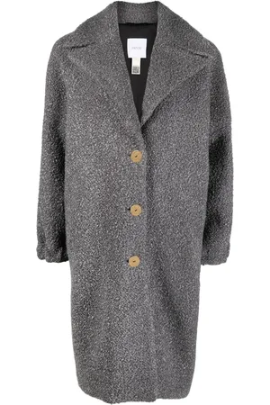 Patou Manteau boutonné à manches bouffantes