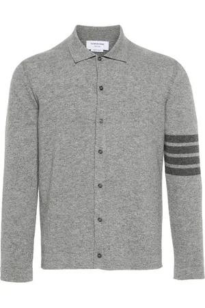 Thom Browne Cardigan en cachemire à bandes signature