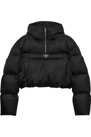 Prada Veste Re-Nylon à coupe crop