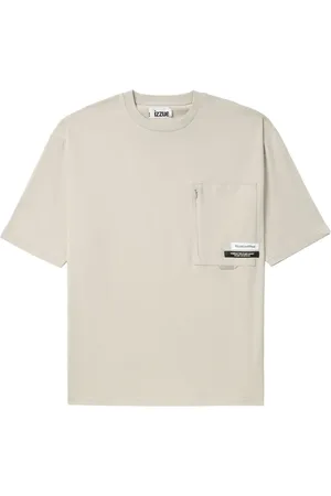 Izzue T-shirt en coton à logo appliqué