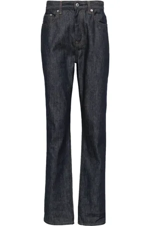 Helmut Lang Jean droit à taille haute