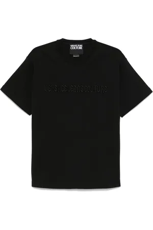 VERSACE T-shirt à logo brodé