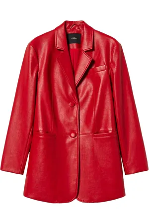 Twin-Set Blazer en cuir artificiel