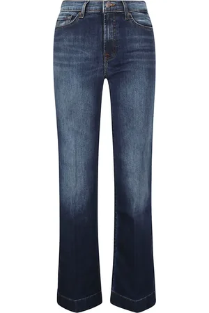 7 for all Mankind Jean droit à patch logo
