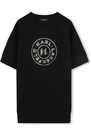 Karl Lagerfeld Robe à logo imprimé