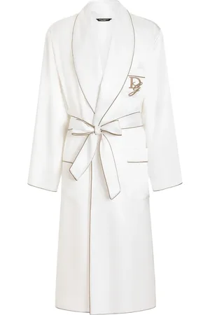 Dolce & Gabbana Peignoir à logo brodé