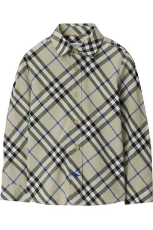 Burberry Chemise en coton à carreaux