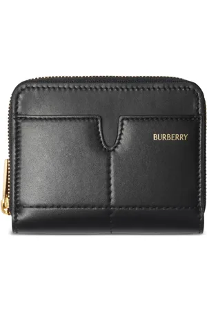 Burberry Portefeuille Snip en cuir à logo