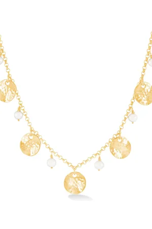 Dower and Hall Collier à perles blanches