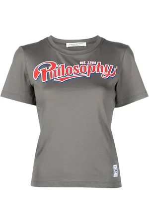 Serafini T-shirt en coton à logo imprimé