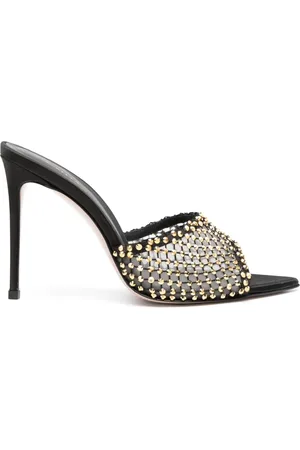 LE SILLA Mules Gilda 100 mm à ornements en cristal