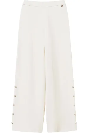 Twin-Set Pantalon en maille à coupe ample