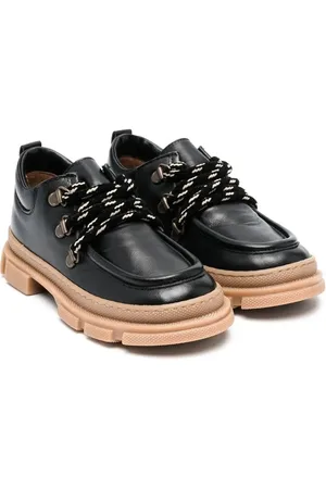 PèPè Chaussures en cuir à semelle crantée