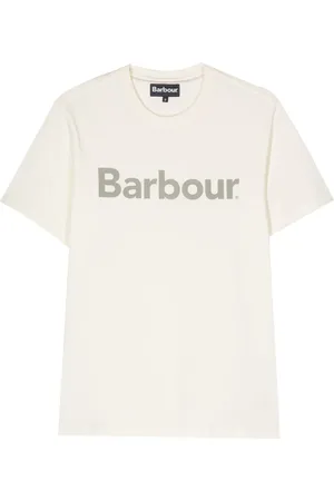 Barbour T-shirt en coton à logo imprimé