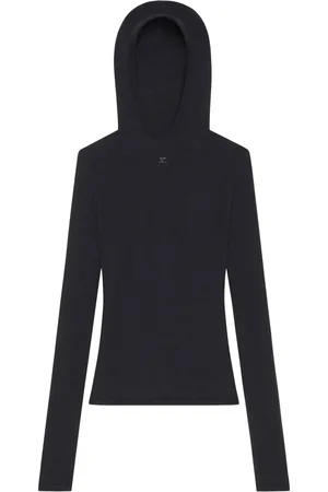 Courrèges Haut en maille à capuche