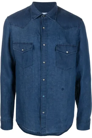 Jacob Cohen Chemise en lin à manches longues
