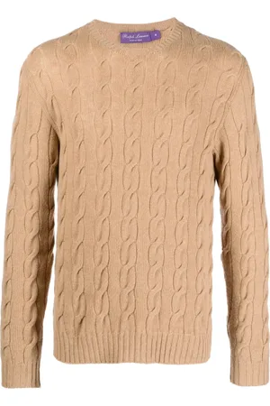 Ralph Lauren Pull en cachemire à maille torsadée