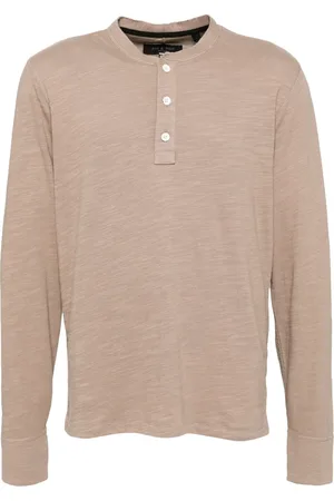 RAG&BONE Polo Classic Flame Henley