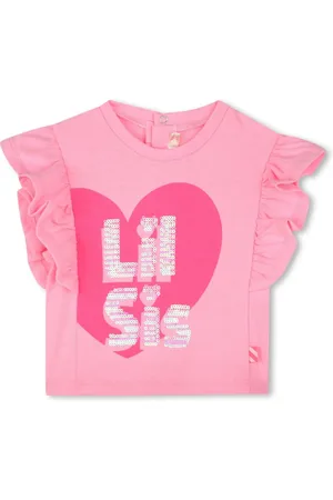Billieblush Haut à cœurs imprimés