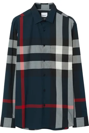 Burberry Chemise en coton à carreaux
