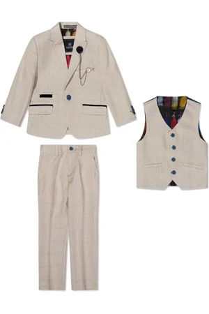 House of Cavani Costume trois pièces à simple boutonnage