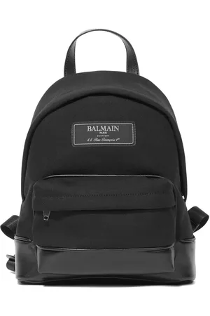Balmain Sac à dos à étiquette logo