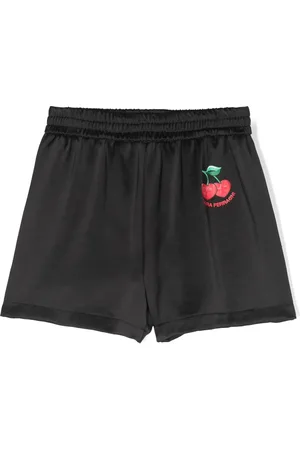 Chiara Ferragni Short satiné à appliqué